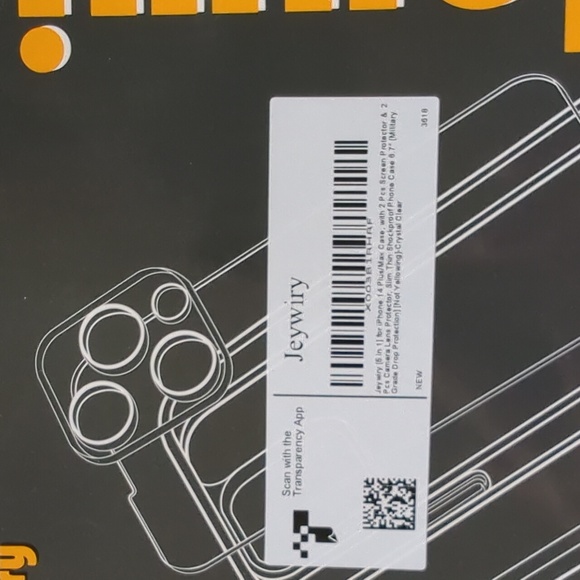 New Jeywiry Shatterproof Phone case for iPhone 14 Plus/Max - Picture 2 of 4